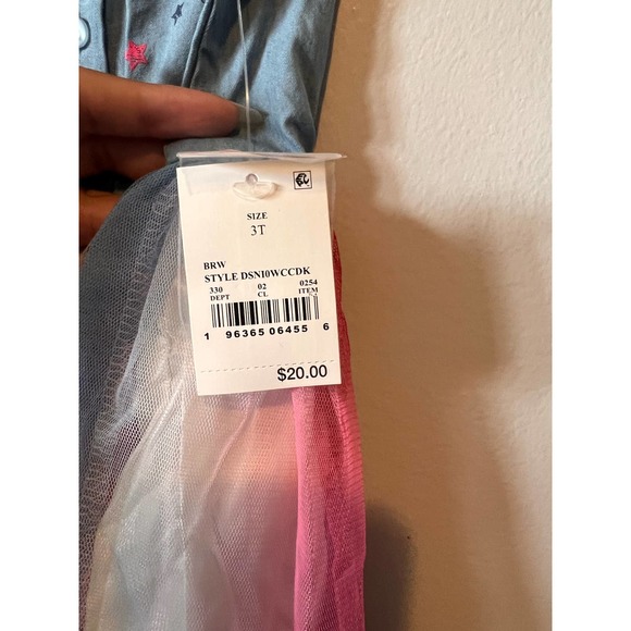 Disney Red,White and Blue Minnie tulle dress size 3T - Picture 4 of 5